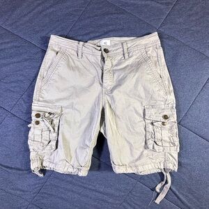 Four Steeds Womens Size 8 Cargo Shorts Beige Hiking Running Outdoor Travel Wear